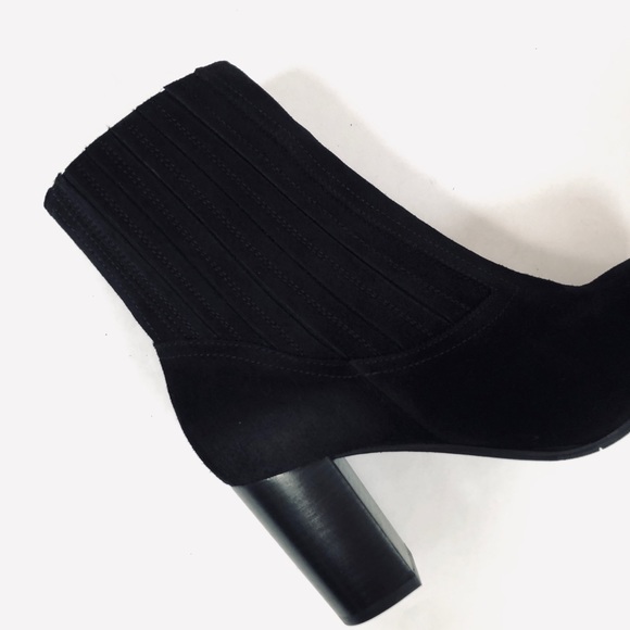 Aquatalia Fayren Weatherproof Leather Suede Bootie - Picture 8 of 9